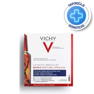 Vichy Liftactiv Specialist Glyco-C ampule za nočni piling za obraz, 10 x 2 ml