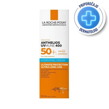 La Roche Posay Anthelios Ultra Comfort UVMUNE 400 vlažilna krema za obraz ZF50+, 50 ml