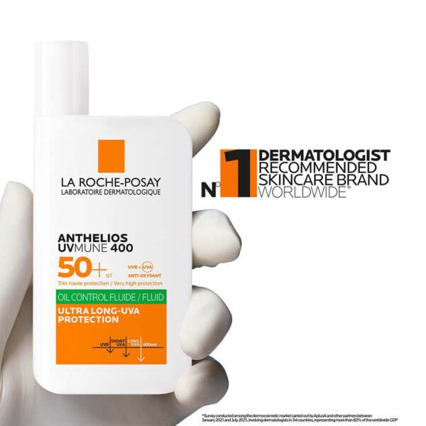 La Roche Posay Anthelios UVMUNE 400 OIL CONTROL fluid za mastno kožo SPF50+, 50 ml