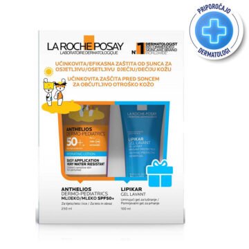 La Roche Posay Anthelios paket otroški losjon za telo in obraz ZF50+, 250 ml + 100 ml