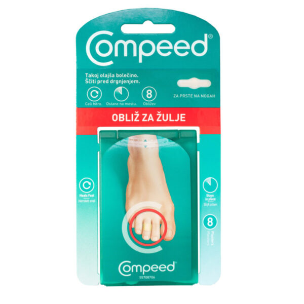 Compeed obliži za žulje na prstih