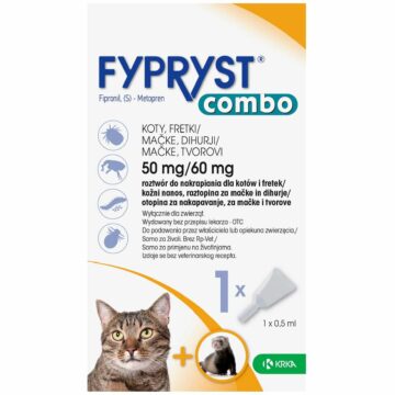 Fypryst Combo 50 mg/60 mg kožne kapljice za mačke in dihurje