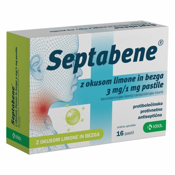 Septabene pastile okus bezeg in limona