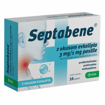 Septabene pastile z okusom evkalipta