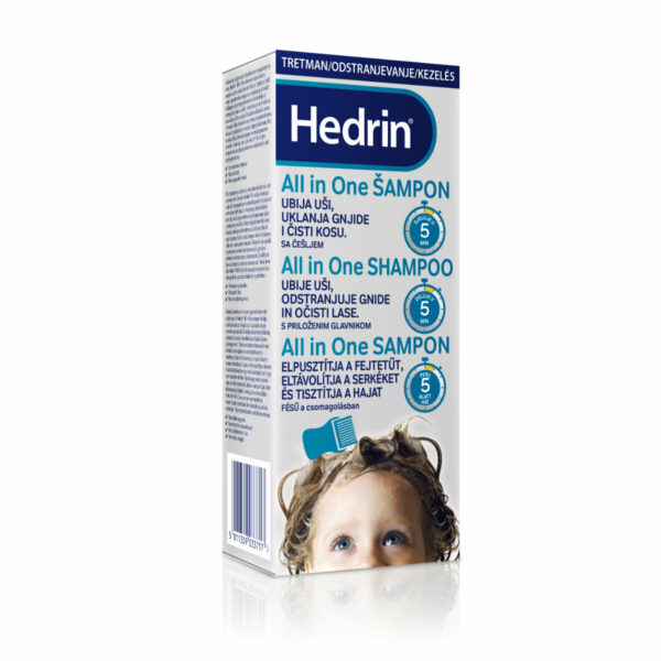 Hedrin All in One šampon za odstranjevanje uši in gnid