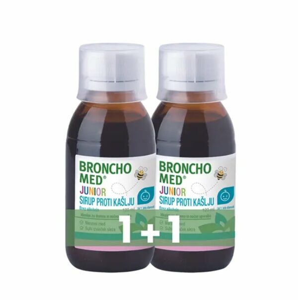 Bronchomed Junior sirup proti kašlju paket