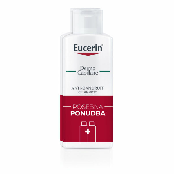 Eucerin DermoCapillaire šampon proti prhljaju za mastne lase paket