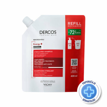 Vichy Dercos Energy+ Stimulativni šampon proti izpadanju las - 400 ml refill