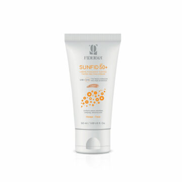 Fiderma Sunfid obarvana krema ZF50+, medium odtenek