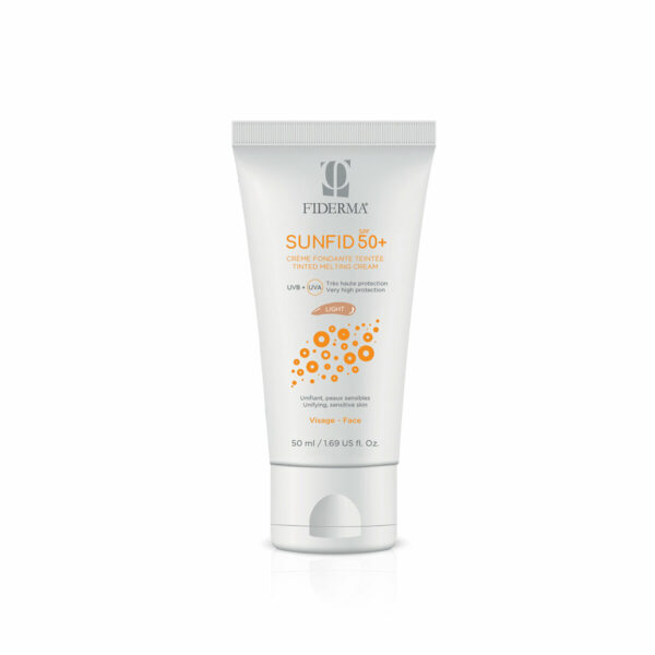 Fiderma Sunfid obarvana krema ZF50+, medium odtenek