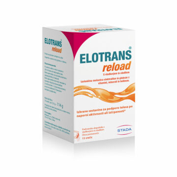 Elotrans Reload izotonična mešanica elektrolitov in glukoze