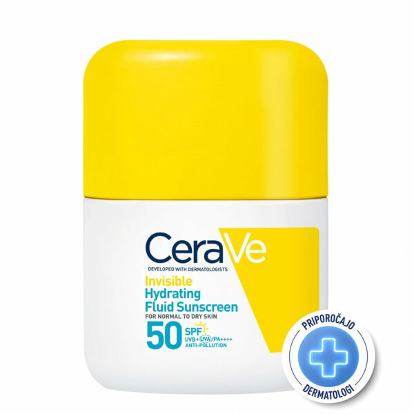 CeraVe nevidni vlažilni fluid za zaščito pred soncem ZF50