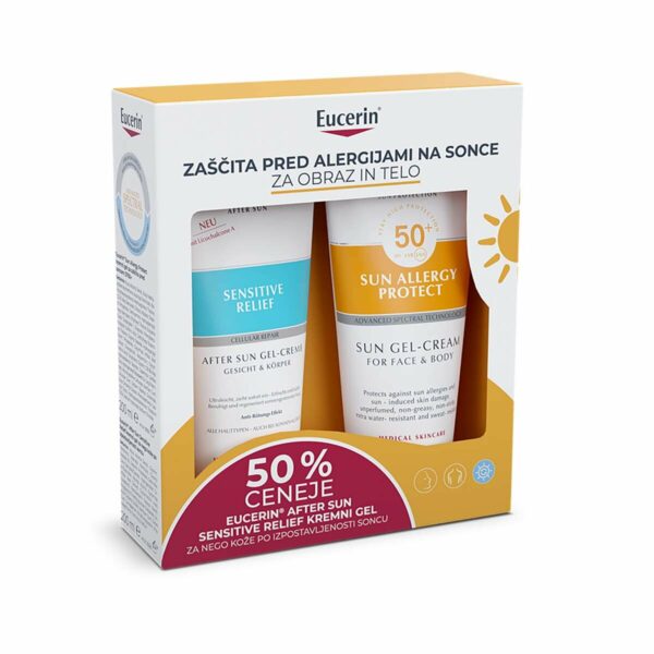 Eucerin SUN Allergy Protect paket za zaščito kože pred alergijam