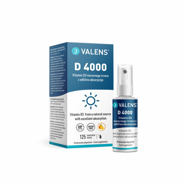 Valens D 4000 ustno pršilo