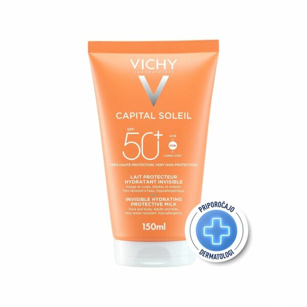 Vichy Capital Soleil nevidno vlažilno mleko ZF50+
