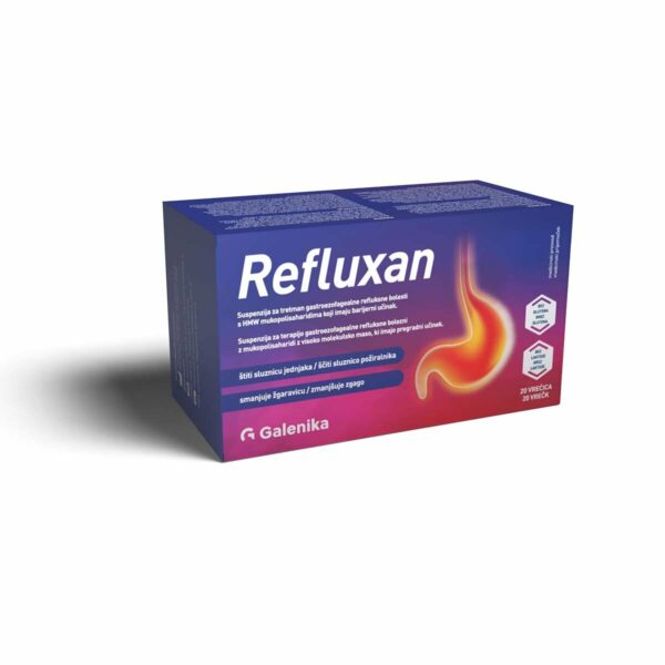 Refluxan suspenzija v vrečkah