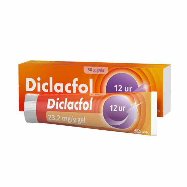 Diclacfol 23,2 mg/g gel
