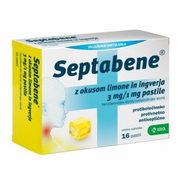 Septabene pastile z okusom limone in ingverja