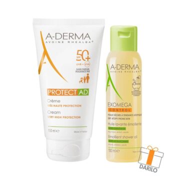A-Derma Protect AD krema ZF 50+ in DARILO, 150 ml + 100 ml