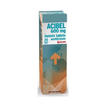 Acibel 600 mg šumeče tablete 20 tbl