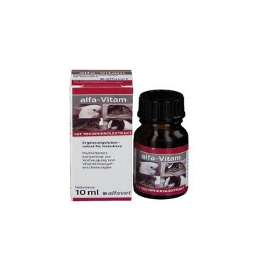 Alfa-Vitam sirup za okrasne ptice in male glodavce, 10 ml