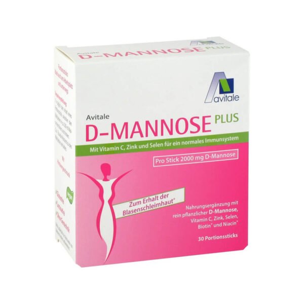 Avitale D-manoza PLUS z okusom maline