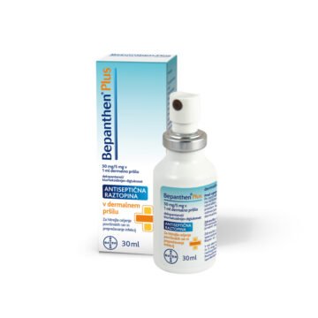 Bepanthen plus 50 mg/5 mg v 1 ml dermalno pršilo, 30 ml