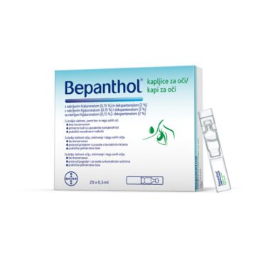 Bepanthol kapljice za oči, 20 x 0,5 ml