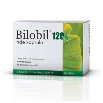 Bilobil 120 mg trde kapsule, 60 trdih kapsul