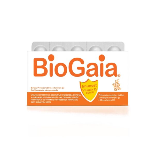 BioGaia ProTectis D3 mikroorganizmi, 30 tablet
