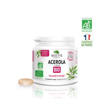 Biocyte BIO Acerola 1100 mg, 20 žvečljivih tablet