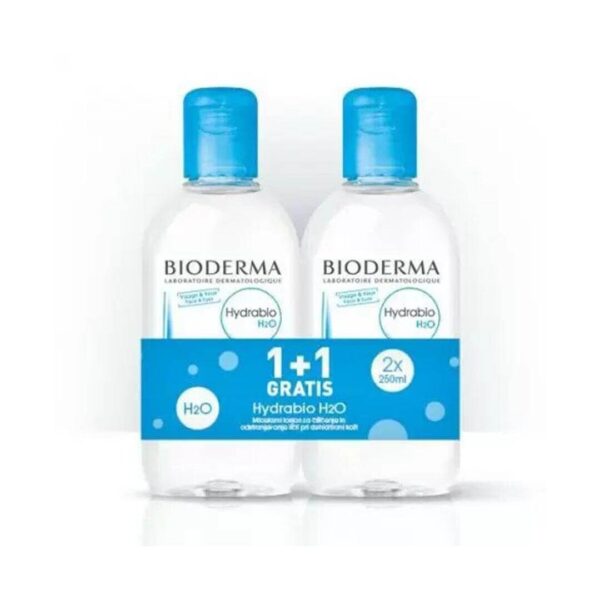 Bioderma Hydrabio H2O micelarni losjon 1+1 GRATIS, 2 x 250 ml