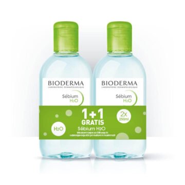 Bioderma Sebium H2O micelarni losjon za čiščenje kože 1+1 GRATIS, 2 x 250 ml