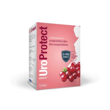 Biogelat UroProtect Manoza in Ameriška Brusnica, 14 vrečk