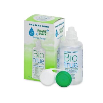 Biotrue tekočina za kontaktne leče Flight Pack, 100 ml
