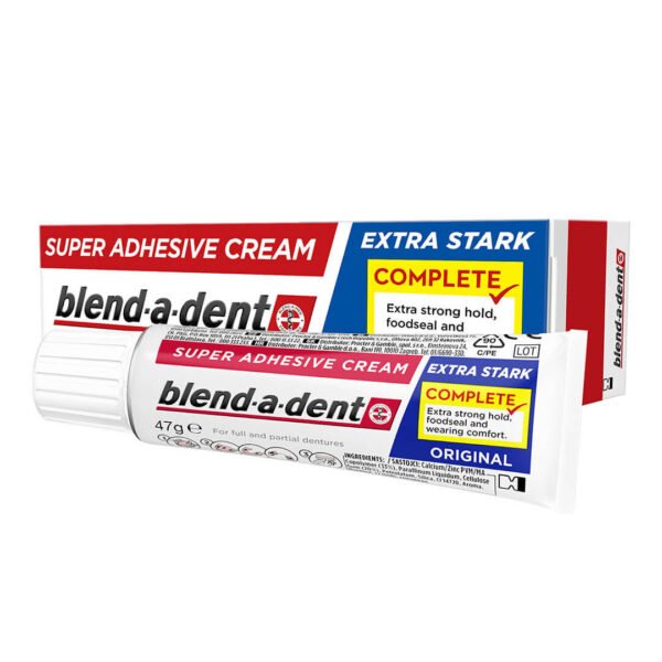 Blend-a-dent Original pričvrstilna krema za zobne proteze, 47 ml