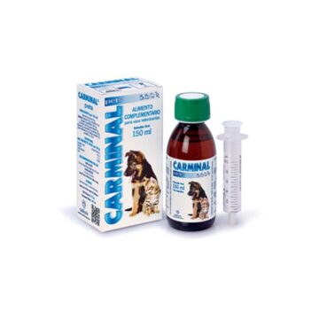 Carminal Pets sirup za blaženje želodčnih težav pri malih živalih, 150 ml