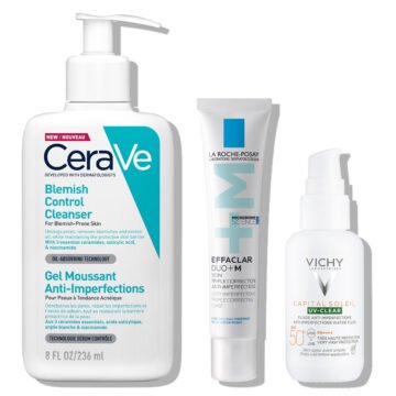 CeraVe + LRP + Vichy Rutina proti nepravilnostim, ki jo priporočajo dermatologi