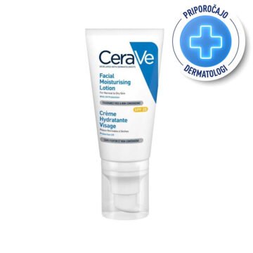 CeraVe vlažilna nega za obraz ZF25 za normalno do suho kožo, 52 ml