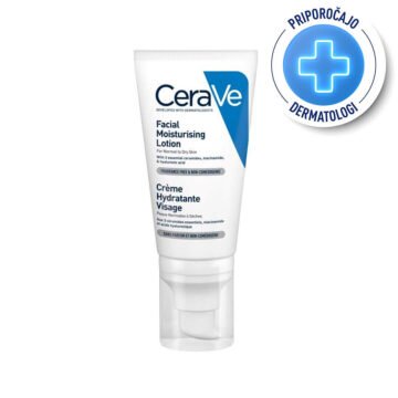 CeraVe vlažilna nega za obraz za normalno do suho kožo, 52 ml