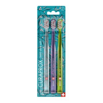 Curaprox CS 5460 Ultra Soft MISTLETOE, 3 ščetke 01