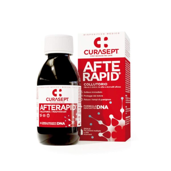 Curasept Afterapid DNA ustna voda, 125 ml