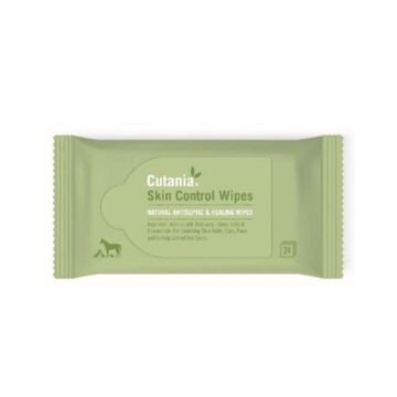 Cutania Skin Control robčki za pse,mačke, male živali in konje, 24 robčkov