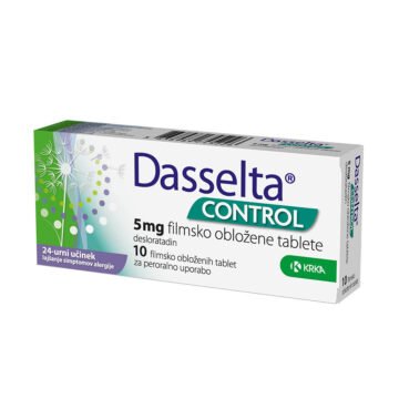 Dasselta Control 5 mg filmsko obložene tablete, 10 tablet
