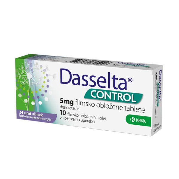 Dasselta Control 5 mg filmsko obložene tablete, 10 tablet