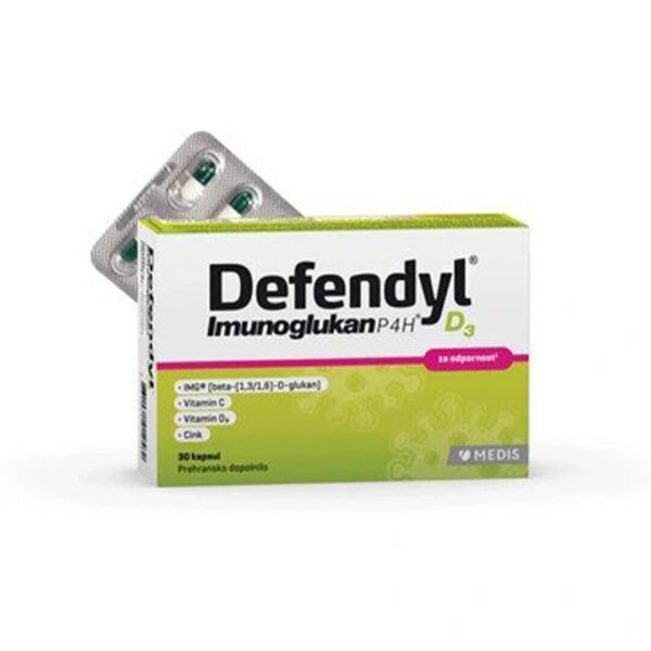 Defendyl Imunoglukan P4H D3 kapsule, 30 kapsul 01