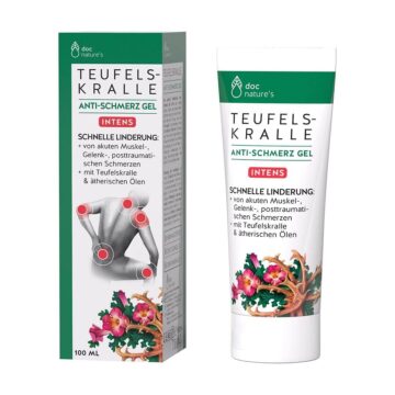 Doc Nature‘s Vražji krempelj gel proti bolečinam Intens, 100 ml