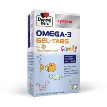 Doppelherz System Omega-3 Family gel-tablete, 60 tablet
