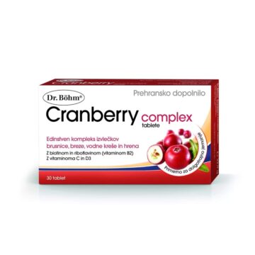 Dr. Böhm Cranberry Complex, 30 tablet