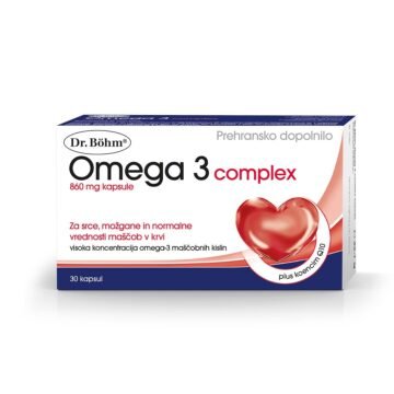 Dr. Böhm Omega 3 kompleks, 30 kapsul